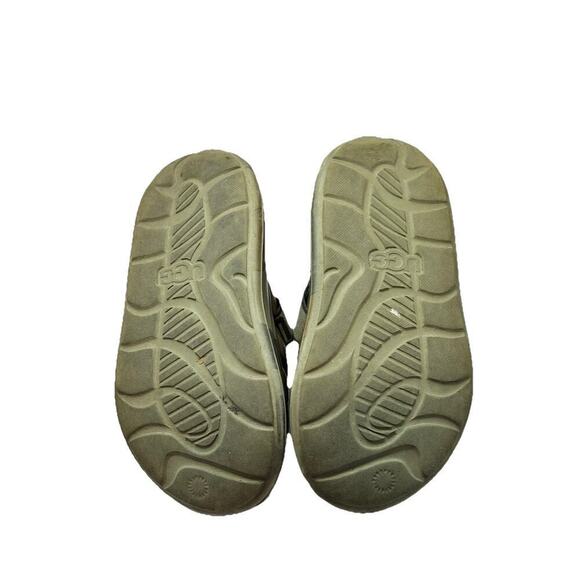 UGG Kids Sport Yeah Camopop Slides 4.5 Waterproof Camo Strap Back Open Toe - Picture 6 of 8